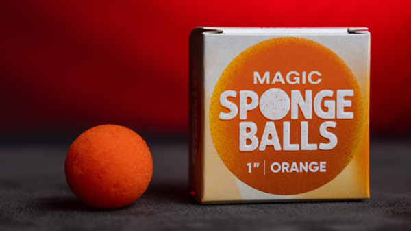 75555-full Magic Sponge Balls 4PK ORANGE 1" by Murphy's Magic