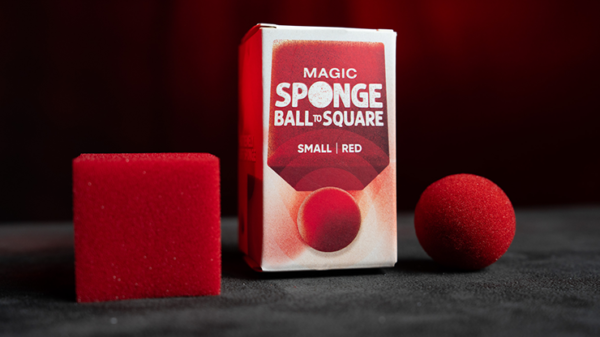 75595-alt3 Magic Sponge Ball to Square RED by Murphy's Magic