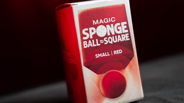 75595-full Magic Sponge Ball to Square RED by Murphy's Magic