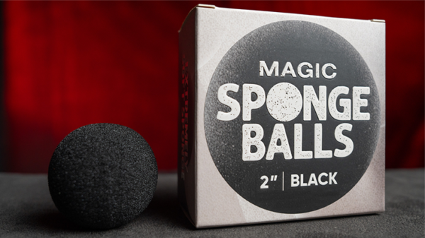75618-full Magic Sponge Balls 50PK BLACK 2" by Murphy's Magic