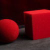 75621-alt1 Magic Sponge Ball to Square JUMBO RED by Murphy's Magic