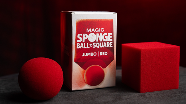 75621-alt3 Magic Sponge Ball to Square JUMBO RED by Murphy's Magic