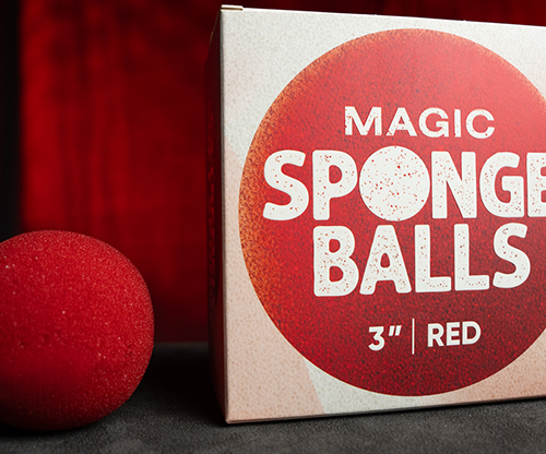 Magic Sponge Balls 50PK RED 3" by Murphy's Magic