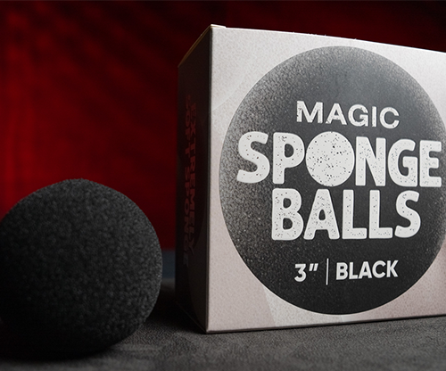 Magic Sponge Balls 50PK BLACK 3" by Murphy's Magic