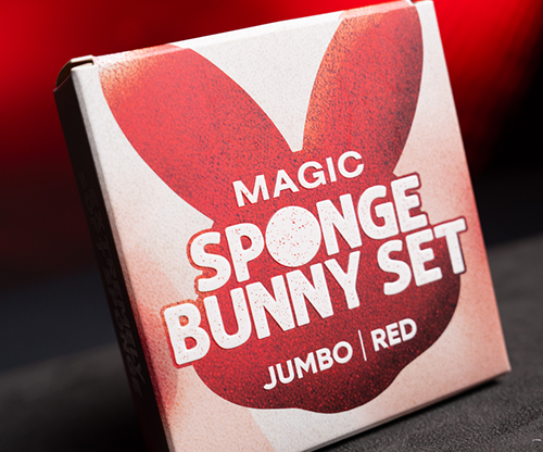 Magic Sponge Bunny Rabbit Set (Red) by Murphy's Magic