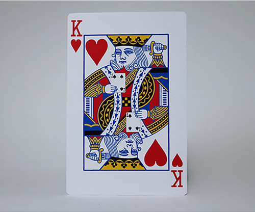 Bicycle Jumbo King Reveal (Red) by Murphys Magic