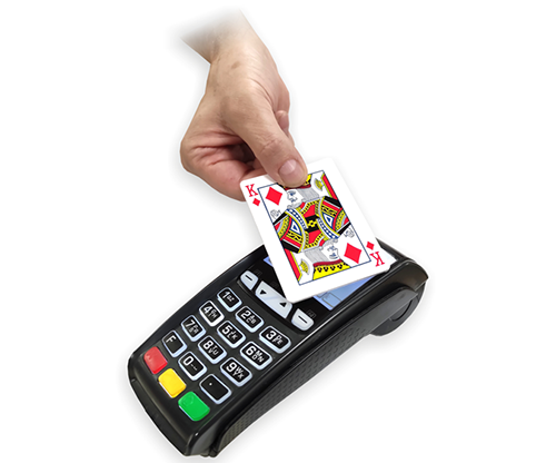 Credit Card Holder (Made from Blue Bicycle cards) by Joker Magic - Trick