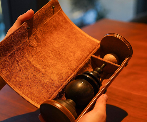 Untrammelled Leather Carrying Case by Wonder House & TCC