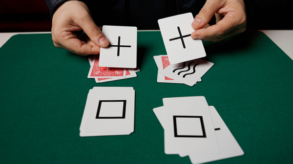 76044-alt4 Bicycle ESP Deck Red (55 Cards)