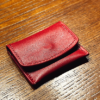 The Cowhide Coin Wallet (Red) by Bacon Magic - Trick