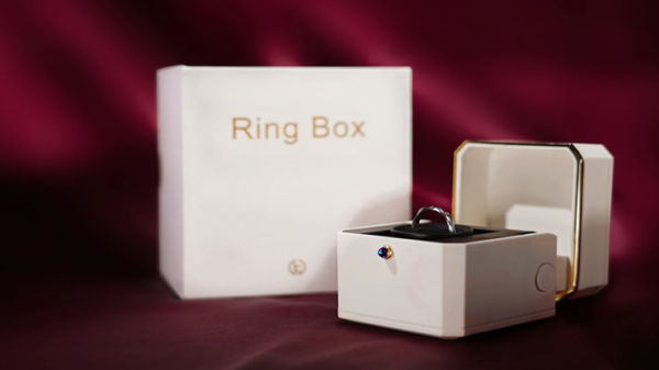 76215-full Magic Ring Box (White) by TCC - Trick