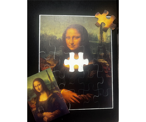 Missing Piece (Mona Lisa) Parlor By Paul Romhany & Connie Boyd