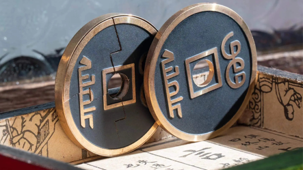 76555-alt4 Wormhole Coin (Black) by N2G