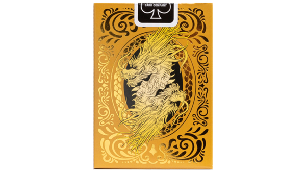 76661-alt1 Bicycle Gold Dragon Playing Cards by US Playing Card Co