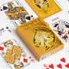 76661-alt2 Bicycle Gold Dragon Playing Cards by US Playing Card Co