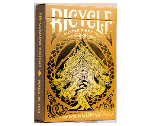 76661-full Bicycle Gold Dragon Playing Cards by US Playing Card Co