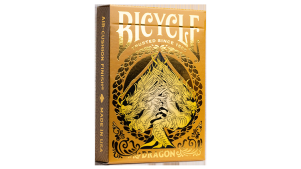 76661-full Bicycle Gold Dragon Playing Cards by US Playing Card Co