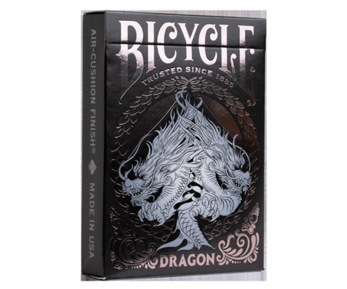 Bicycle Dragon Black Playing Cards by US Playing Card Co