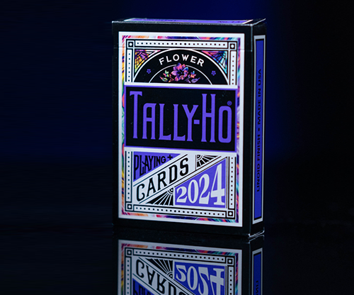 76743-full Tally-Ho 2024 (Flower) Playing Cards by US Playing Card Co