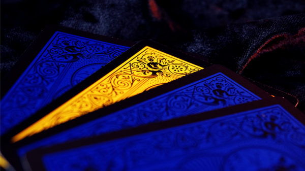 76766-alt3 Bicycle Reverse (Blue) Playing Cards