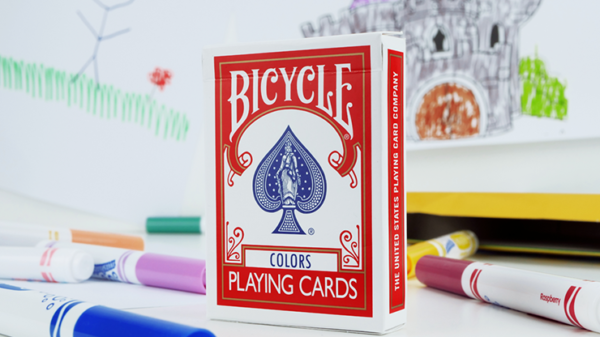76863-full Bicycle Colors by Jordan Victoria (Red deck + 11 routines)