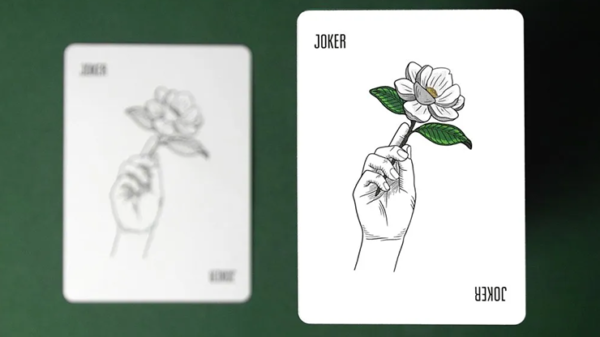 76902-alt3 Magnolia White Playing Cards