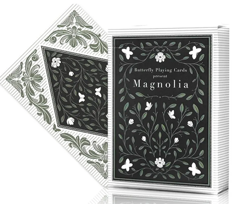 Magnolia White Playing Cards