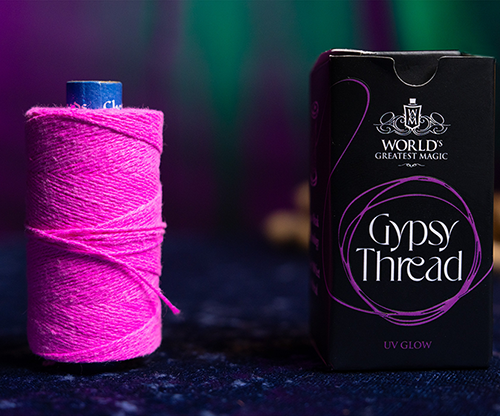 76971-full WGM UV GLOW GYPSY THREAD PINK REFILL SPOOL by Murphy's Magic - Trick