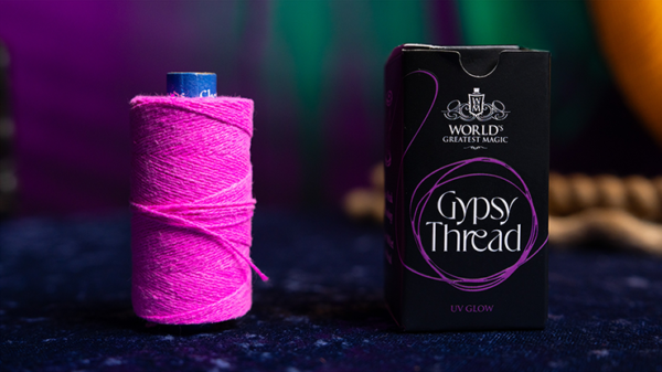 WGM UV GLOW GYPSY THREAD PINK REFILL SPOOL by Murphy's Magic  - Trick