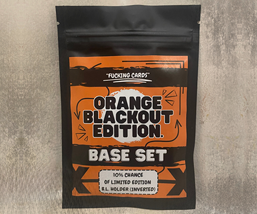 77127-full F***ing Cards (Orange Blackout Edition) by Ame Molin