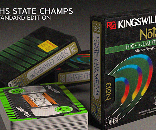 1982 VHS-State Champs Playing Cards by Kings Wild Project