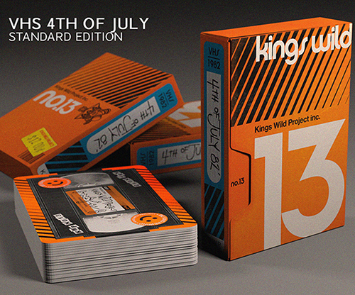 1982 VHS-4th of July Playing Cards by Kings Wild Project