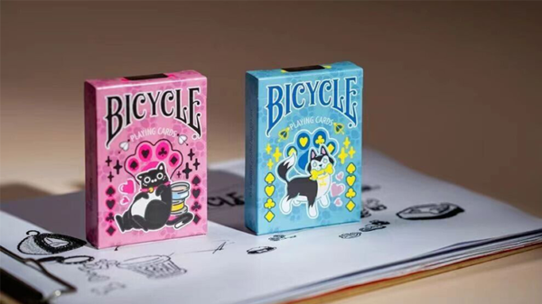 77222-alt5 Bicycle Cat (Pink) Playing Cards by US Playing Card Co.
