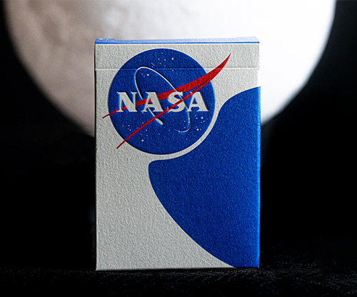 NASA Foil Meatball Logo Playing Cards