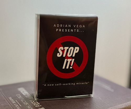 Stop It! (Blue) by Adrian Vega
