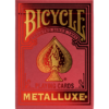 Bicycle Metalluxe Red Playing Cards by US Playing Card Co.