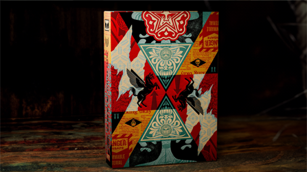 77426-alt1 Obey Collage Edition Playing Cards by theory11