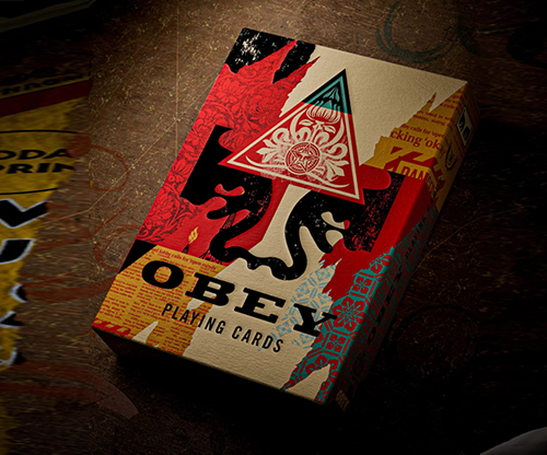 77426-full Obey Collage Edition Playing Cards by theory11