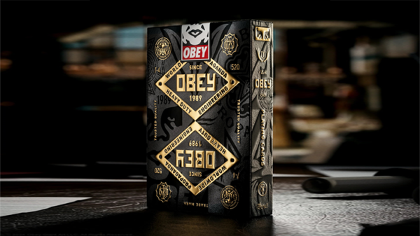 77427-alt1 Obey Gold Edition Playing Cards by theory11