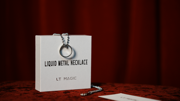77725-alt1 Liquid Metal Necklace by LT Magic'