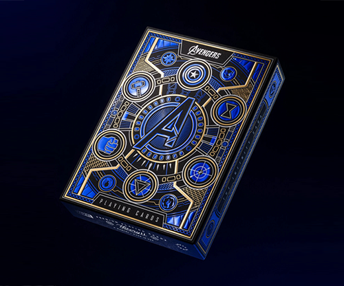 78010-full Avengers: Blue Edition Playing Cards by theory11