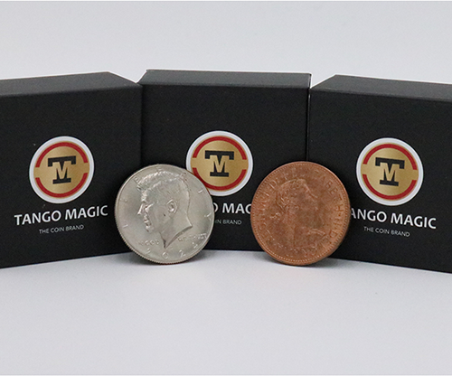 Super Scotch and Soda (US Half Dollar and English Penny) by Tango Magic