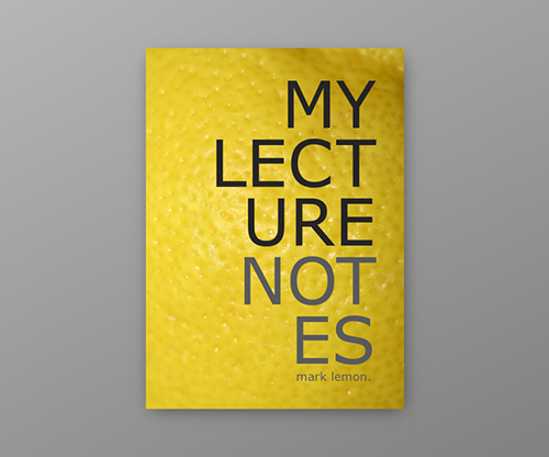 Yellow Lecture Notes by Mark Lemon
