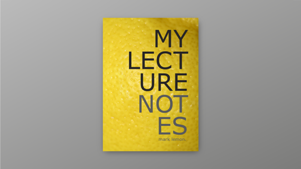 78189-full Yellow Lecture Notes by Mark Lemon