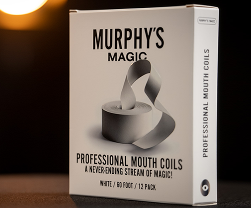 Professional Mouth Coils 60ft white (12pk) by Murphy's Magic