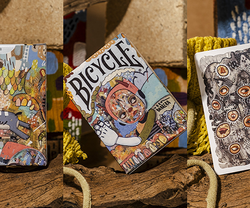 Bicycle Reen Barrera Muscle Land Playing Cards