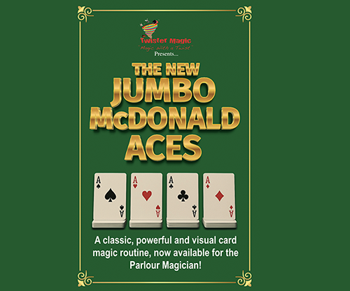 Jumbo McDonald Aces by Twister Magic (Blue)