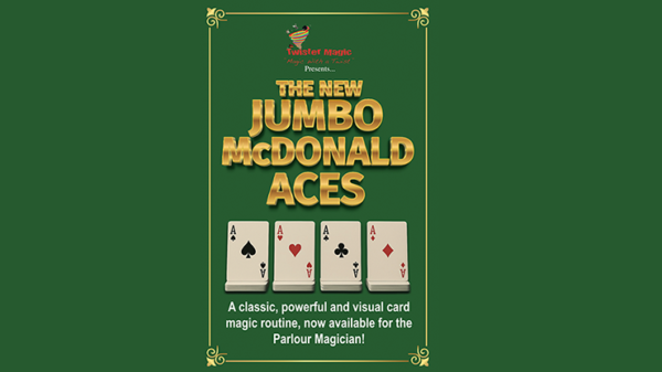 78777-full Jumbo McDonald Aces by Twister Magic (Blue)
