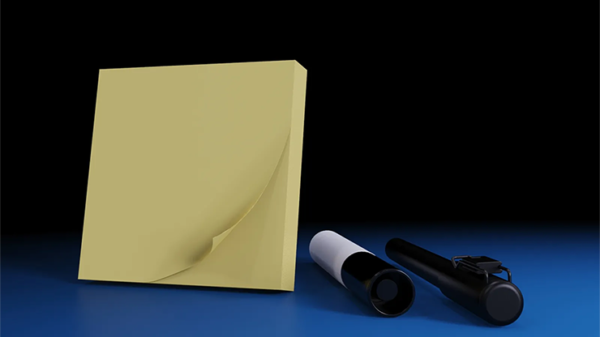 The Iarvel Magic Post-It Pad (Yellow) by Iarvel Magic