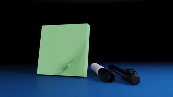78817-alt1 The Iarvel Magic Post-It Pad (Green) by Iarvel Magic